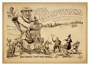 Historic Theater Poster (M), Royal Lilliputians a gigantic organization of lilliputians dwarf...