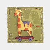Giraffe by Wilma Sanchez,12 in. x 11.9 in.