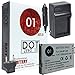 DOT-01 Brand 1200 mAh Replacement Canon BP-208 Battery and Charger for Canon DC100, DC220, DC230, Elura 100, Optura S1, DC10, DC20, DC21, DC30, DC40, DC95, DC201, DC210, MVX450, MVX460 Camcorder and Canon BP208