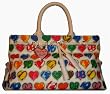 Dooney & Bourke Purse Handbag Tassel Tote White