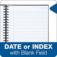 TOPS Royale Business Hardcover Notebook, College Rule, 8 x 10.5 Inches, White, 96 Sheets (25331)