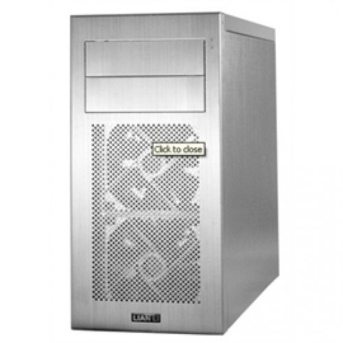 Lian-Li Case Pc-A04a Microatx 2/0/7 Silver Aluminum 12cm Fan Retail Usb3.0 Multi Media I/O Ports