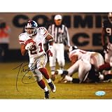 Steiner Sports NFL Tiki Barber Run Vs Oakland Autographed 8-by-10-Inch Photograph