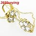 super9 Shugo Chara Cosplay Necklace Openable Lock & Key (For valentine gifts) White