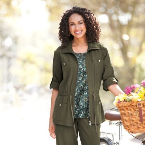 TravelSmith Womens Sporty Zip Jacket