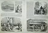 1858 China War Tiger Island North Wangtong Gun Boat