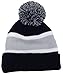 Best Winter Hats Quality Cuffed Hat with Large Pom Pom (One Size)(Fits Large Heads)