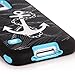 E LV GLXYTRIBAR-S5-BLU Hybrid Armor Defender Case Bundle (4 Items)