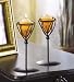 Amber Candleholders