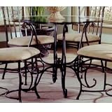 Black Gold/Glass Camelot II Dining Table