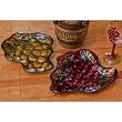 2 Assorted: Wine Labels Grape Platters