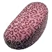 PINK EXTRA LARGE LEOPARD HARD EYE SUNGLASSES CASE