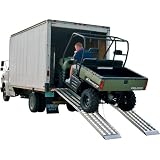 12' Big Boy II Folding Aluminum Motorcycle, ATV, UTV, Lawn & Garden Loading Ramp by Rage Powersports
