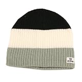 Oakland Raiders Wide Stripe Knit Beanie