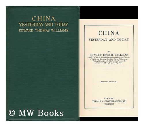Produkt-Bild: China Yesterday and To-Day / by Edward Thomas Williams