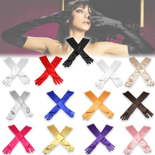 Neverland 22" Satin Evening Above Elbow Wedding Bridal Party Ball Long Gloves