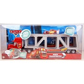  Disney / Pixar CARS Movie Exclusive Talking Mack Transporter with Bug Mouth Lightning McQueen