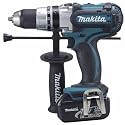 Factory-Reconditioned Makita 18V Cordless LXT Lithium-Ion 1/2" Hammer Driver-Drill Kit BHP454
