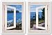 Bay Window Vista Set by Diane Romanello 18"x24" Ar