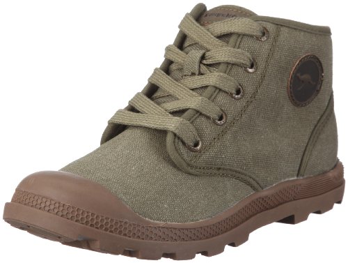 KangaROOS Carlos 10987/840, Jungen, Stiefel, Grün (khaki 840), EU 34