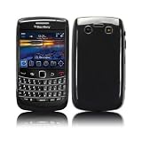 Brand New Solid Gloss Black Hybrid XYLO-GEL Skin / Case / Shell for the BlackBerry BOLD 9700 & 9780 (aka Onyx) Mobile Phone.