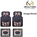 Realtree Outfitters Camo Car Truck SUV Front & Rear Seat Heavy Duty Trim-to-Fit Rubber Floor Mats - 4PC