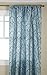 Stylemaster Zoe 56 by 84-Inch Printed Rod Pocket Panel, Cobalt