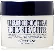 L'Occitane Shea Butter Ultra Rich Body Cream, 7-Ounce Tub