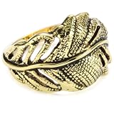 Beyond Rings Enchanted Collection Gold Feather