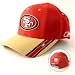 San Francisco 49ers Fashion Two Tone 2-Stripe Adjustable Baseball Cap