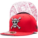 One piece × New Era Kids Cap ワンピース×ニューエラ 5950キッズキャップ アンダーバイザー モンキー ディー ルフィー スカーレット 尾田 栄一郎