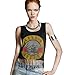 Plusasa Women Fashion Guns N Roses Classic Printed Casual Tank Top T-shirt