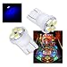 PAÂ® 10PCS #555 T10 4SMD LED Pinball Machine Light Bulb Blue-6.3V