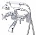 Elements of Design ES2671X Deck Mount Leg Tub Filler with Hand Shower, 6