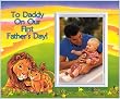 To Daddy on Our First Father's Day - lions - Picture Frame Gift