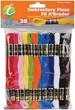 Cotton Embroidery Floss - Primary/36 Skeins