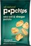 Popchips Sea Salt & Vinegar Potato Chips, 3-Ounce Bags (Pack of 12)