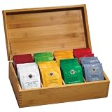 Bamboo Tea Chest with Assorted Tea