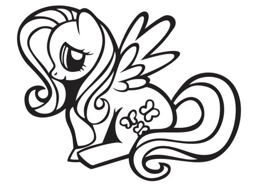 Fluttershy - MLP - Vinyl Decal