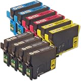 10 Pack of Epson T069 Compatible Ink Cartridges: 4 Black & 2 each of Cyan / Magenta / Yellow by 4inkjets/LD