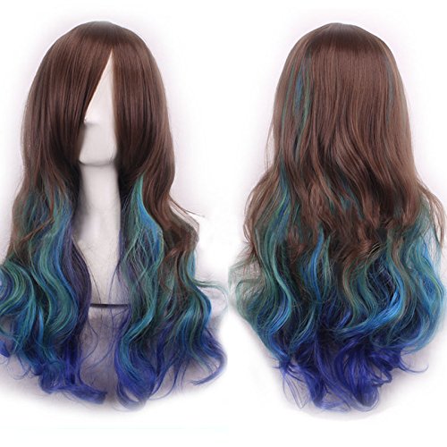 Beauty-Wig-World-for-Kids-and-Adults-No-Game-No-Life-Shiro-Cosplay-Wig-Long-Mixed-BrownBluePurple-Wigs-Cosplay-Convention-Event-Wigs