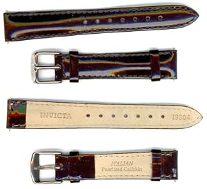 Invicta Womens 16mm Pearlized Calfskin Strap IS304