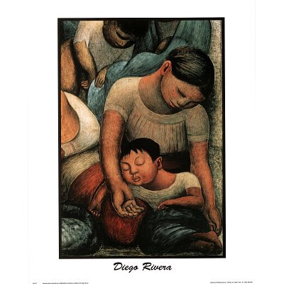 Sleep Diego Rivera Mother New Art Poster Print - 16x20