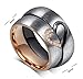 Aegean Jewelry Titanium Couple Fashion Wedding Band Ring 