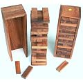 Wackel Turm Gr. S - Jenga - Condo - Geschicklichkeitsspiel - Gesellschaftsspiel aus Holz