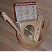 SAUNA SET 7tlg K�bel, ca. 4 Liter K�bel Kunstoffeinsatz, Kelle, Sanduhr, Thermometer mit Hygrometer , Aufguss 100ml. , Baderegeltafel
