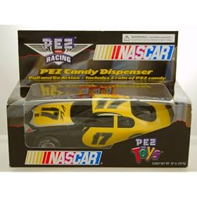2003 - PEZ Toys - PEZ Candy Racing - Matt Kenseth #17 - PEZ Candy Dispenser - Pull & Go Action - Includes 3 Rolls of... from Pez Dispensers