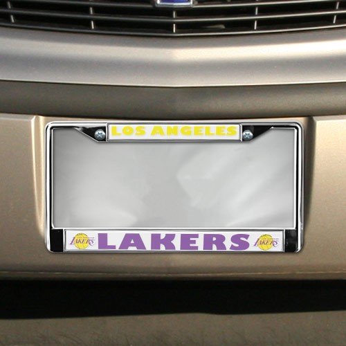 Los Angeles Lakers Chrome License Plate Frame