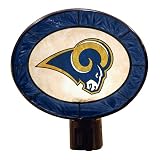 St Louis Rams Art Glass Night Light