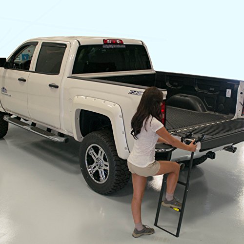 Tailgate Ladder Trucks Step Pickup Strong Universal Fit Bed Foldable